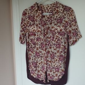 Printed floral shirt